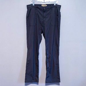 Flylow Pants Mens 36 Gray Chino Outdoors Lightweight Casual